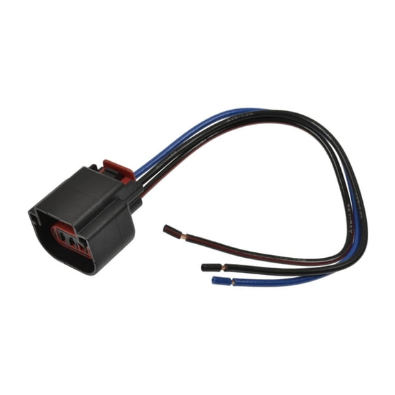 CarLights360 For Ford Ranger 2022 Light Connector | Plastic | Metal Contact Terminal Material | Blade Terminal | Push On Attachment Method | Oval Connector | Replacement For 998509, 9U2Z14S411AB