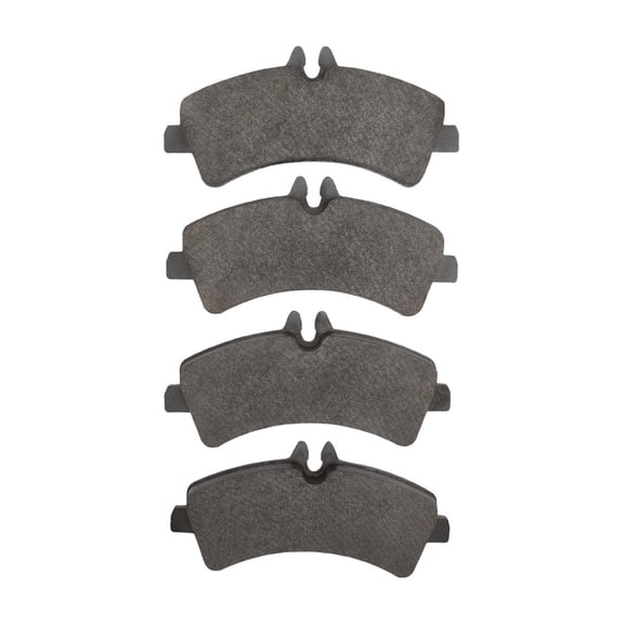 CarLights360 For Freightliner Sprinter 3500 2007-2018 Disc Brake Pads | Semi Metallic Friction | Electronic Pad Wear Sensor Type | 20 Millimeters/0.79 Inches Inner Overall Thickness