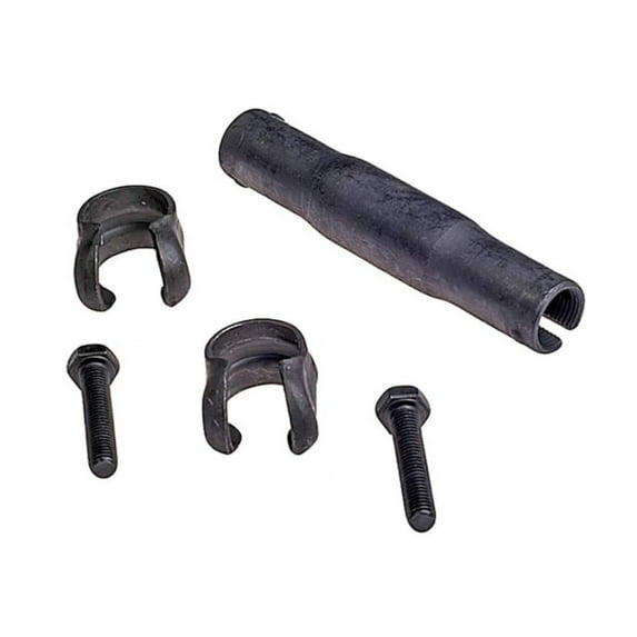 CarLights360 For GMC Jimmy/Safari 1999-2005 Tie Rod End Adjusting Sleeve | Steel | Fine Thread | Female End 1 and 2 Gender | Counterclockwise Left Thread Direction | Replacement For 19433477, 3497704