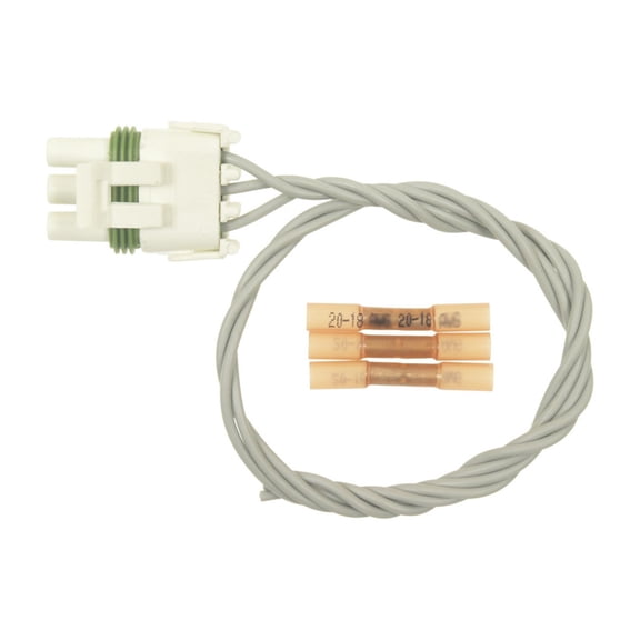 CarLights360 For GMC K2500/Savana 1500 1998 Electrical Connector | Plastic | Metal Contact Terminal Material | Pin Terminal | Push On Attachment Method | Oval Connector | For 15305891, 13580864