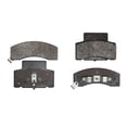 thumbnail image 1 of CarLights360 For GMC Savana 3500 1996-2002 Disc Brake Pads | Semi Metallic Friction Material | 85.6 Millimeters / 3.37 Inches Inner Height | 124.5 Millimeters / 4.90 Inches Inner Width, 1 of 5