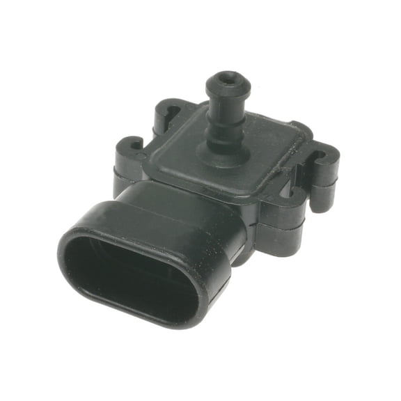 CarLights360 For GMC Sierra 3500/Sierra 2500 HD 2002 2003 2004 Barometric Pressure Sensor | Black | Plug In Connector | Blade Terminal | Oval Connector