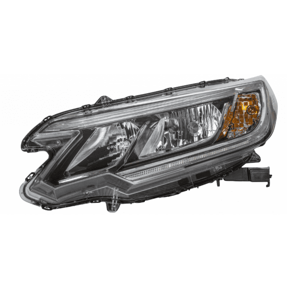CarLights360: For Honda CR-V Headlight Assembly 2015 2016 Driver Side DOT w/ LED Daytime Running Light DRL For HO2502161 (Trim: EX-L | w/ DRL | EX | w/ DRL | EX | w/ DRL)