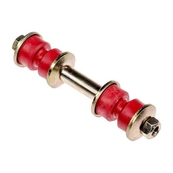 CarLights360 For Hyundai Excel 1990 91 92 93 1994 Stabilizer Bar Link | Steel | Coated Finish | Black Bushing | Metal Bearing | Rubber Bushing | Threaded End 1 | Replacement For 4616089, 4695082
