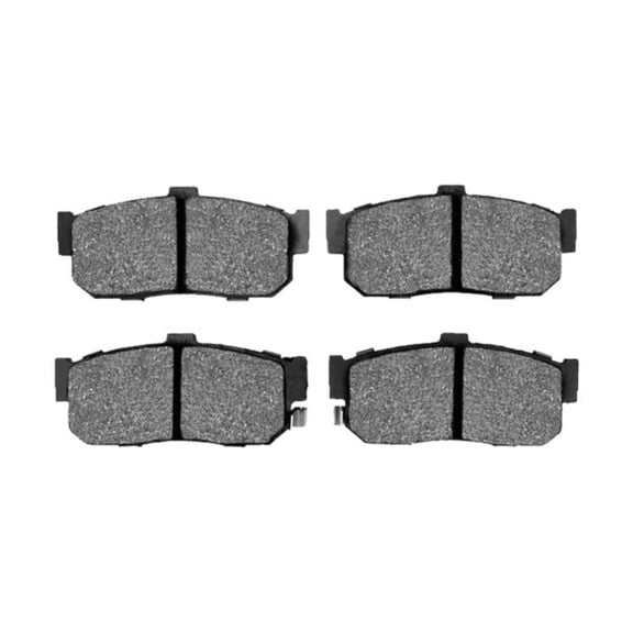 CarLights360 For Infiniti G20 1999 2000 Disc Brake Pads | Ceramic Friction Material | Mechanical Pad Wear Sensor | 46.7 Millimeters/1.84 Inches Inner Height | 105.4 Millimeters/4.15 Inches Inner Widt