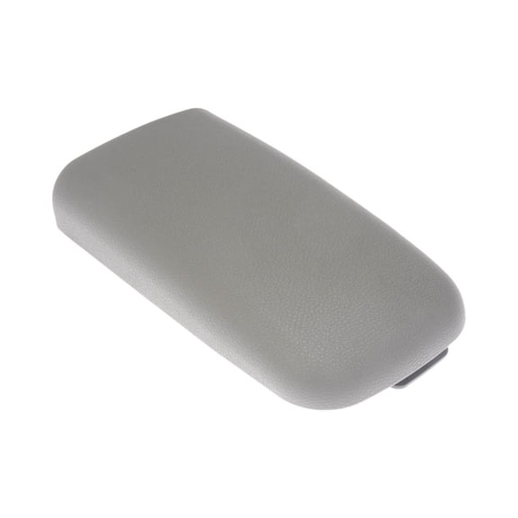 CarLights360 For Isuzu Ascender 2006 2007 2008 Center Console Lid | Plastic | Gray | Screw Attachment | 15 Inches Depth | 3.2 Inches Strap Width | Replacement For 25998847