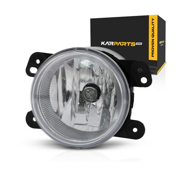 CarLights360: For Jeep Cherokee Fog Light Assembly 2014 15 16 17 2018 Driver OR Passenger Side | Single Piece | DOT Certified | Replacement For CH2594103 | 5182026AA