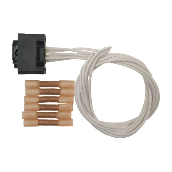 CarLights360 For Jeep Compass/Patriot 2011-2017 Electrical Connector | Plastic | Metal Contact Terminal Material | Blade Terminal | Push On Attachment Method | Oval Connector | For 1U2Z14S411BSA