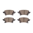thumbnail image 1 of CarLights360 For Jeep Gladiator 2020 21 22 23 24 2025 Brake Pads | Mechanical Pad Wear Sensor | 62 Millimeters / 2.44 Inches Inner Height | 142.6 Millimeters / 5.61 Inches Inner Width, 1 of 4