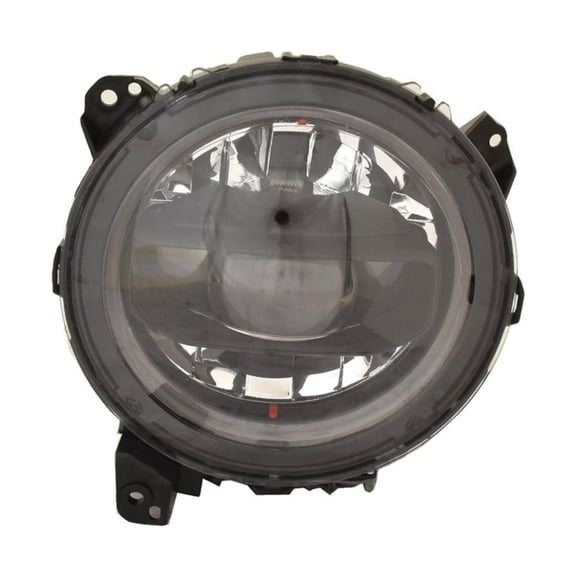 CarLights360 For Jeep Gladiator/Wrangler 2023 2024 2025 Headlight Driver Side | CAPA | Low Beam, High Beam | Reflector | Excluded Logo | Replacement For CH2502360, CH2502360C