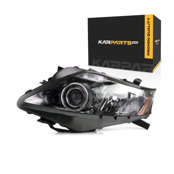 CarLights360 For Lexus RX350 2010 2011 2012 Headlight Driver Side | CAPA | HID | With Lens And Housing | With Adaptive Lights | Replacement For LX2518121, LX2518121C | 196743408255, 8118548691