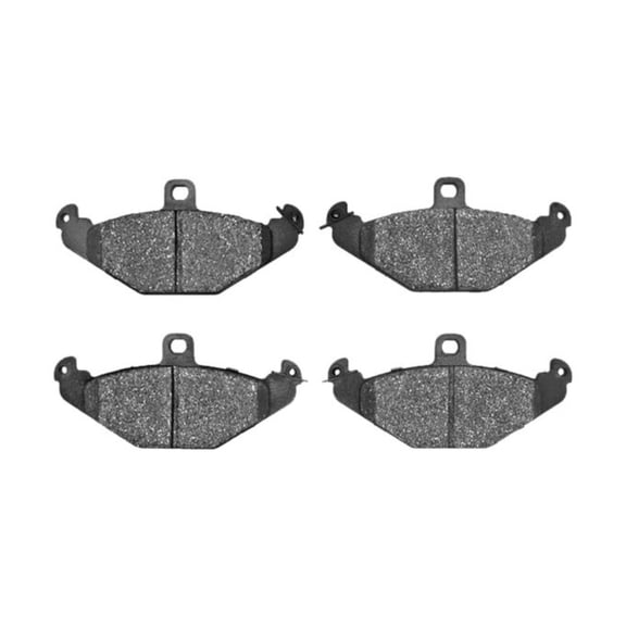 CarLights360 For Lotus Elise 2005-2011 Disc Brake Pads | Low Metallic Friction Material | 59 Millimeters / 2.32 Inches Inner Height | 126 Millimeters / 4.96 Inches Inner Width