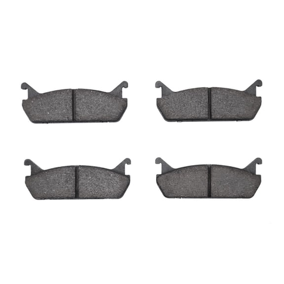 CarLights360 For Mazda Miata 1990 1991 1992 1993 Disc Brake Pads | Low Metallic Friction Material | 39.4 Millimeters / 1.55 Inches Inner Height | 102.2 Millimeters / 4.02 Inches Inner Width