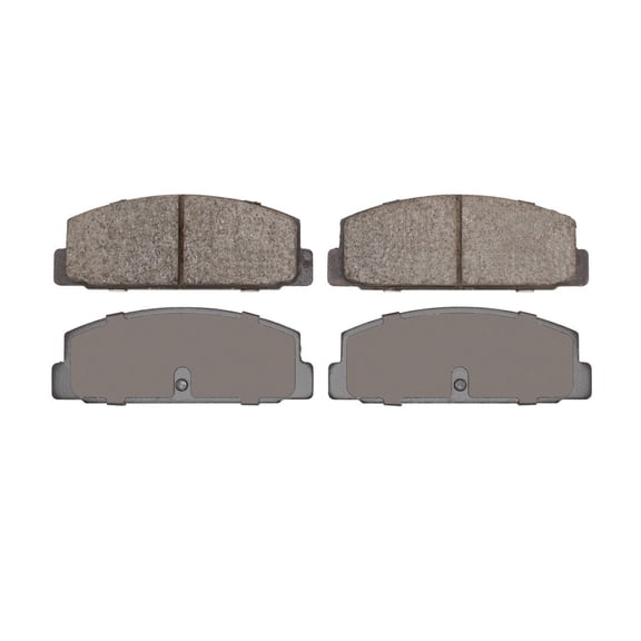 CarLights360 For Mazda RX-7 1990 1991 Disc Brake Pads | Ceramic Friction Material | 39.6 Millimeters / 1.56 Inches Inner Height | 107.4 Millimeters / 4.23 Inches Inner Width