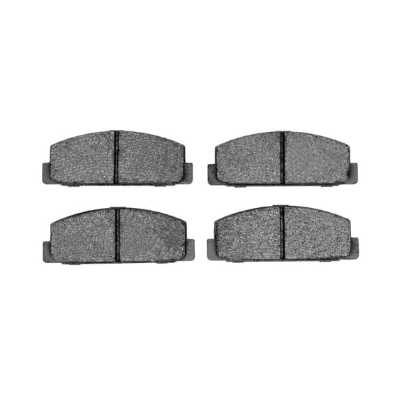 CarLights360 For Mazda RX-7 1990 1991 Disc Brake Pads | Low Metallic Friction Material | 39.6 Millimeters / 1.56 Inches Inner Height | 107.4 Millimeters / 4.23 Inches Inner Width