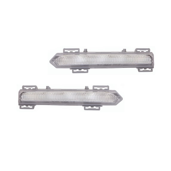 CarLights360: For Mercedes-Benz B250 Front Signal/Corner Light 2013-2018 Pair Driver and Passenger Side | w/ Bulbs | DOT Certified | MB2562108 + MB2563108