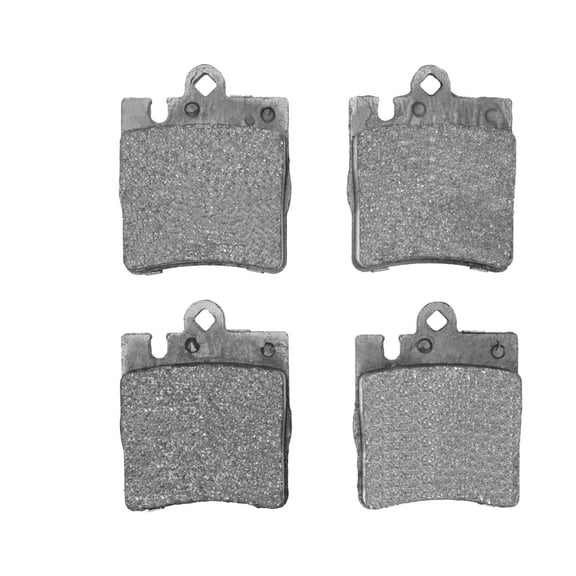 CarLights360 For Mercedes-Benz CLK320 2000 01 02 03 04 2005 Disc Brake Pads Rear | Ceramic Friction | 63.8 Millimeters / 2.51 Inches Pad Length | Without Shims Option | Without Wear Sensor Option