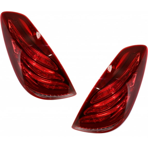 CarLights360: For Mercedes-Benz S550 Tail Light 2014 2015 2016 2017 Pair Driver and Passenger Side LED W/ Bulbs DOT Certified Replaces MB2800142 | MB2801142 | 222906 56 01, 222906 57 01