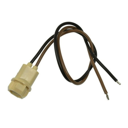 CarLights360 For Mercury Cougar 1990-1997 Electrical Socket | Plastic | Metal Contact Terminal | Blade Terminal | Push On Attachment Method | Round Connector | 1 Male Connector