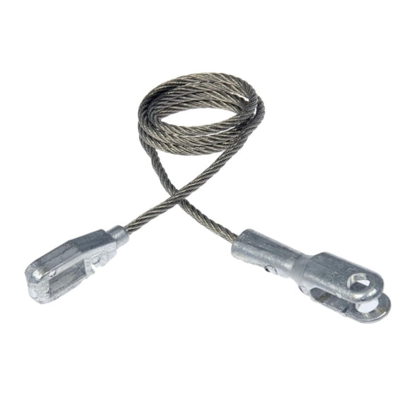 CarLights360 For Navistar 4700LPX 1995-2002 Hood Restraint Cable Driver OR Passenger Side | Steel Cable Material | Plastic Handle Material | Steel Housing | Replacement For 483687C1, 483687C2