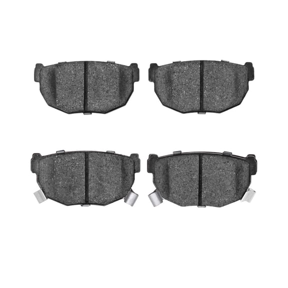 CarLights360 For Nissan 240SX 1990-1998 Disc Brake Pads | Low Metallic Friction | Mechanical Pad Wear Sensor | 42.9 Millimeters / 1.69 Inches Inner Height | 85.1 Millimeters / 3.35 Inches Inner Width