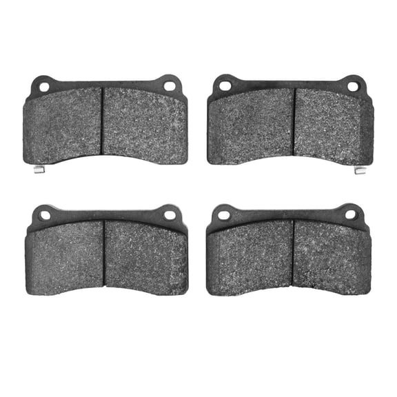CarLights360 For Nissan GT-R 2009-2021 Disc Brake Pads | Low Metallic Friction | Mechanical Pad Wear Sensor | 71.9 Millimeters / 2.83 Inches Inner Height | 131.6 Millimeters / 5.18 Inches Inner Width