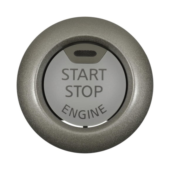 CarLights360 For Nissan NP300 2019 Ignition Push Button Switch | Plastic | Gray | Pin Terminal | Snap Fit Attachment Method | Female Connector | Square Connector | Replacement For 251501HA2A 251501HA