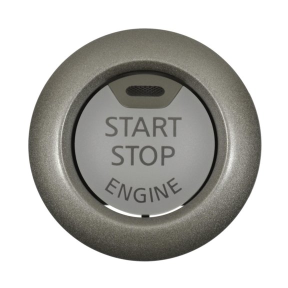 CarLights360 For Nissan Versa 2012 2013 2014 Ignition Push Button Switch | Plastic | Gray | Pin Terminal | Snap Fit Attachment Method | Female Connector | Square Connector | 251501HA2A, 251501HA0A