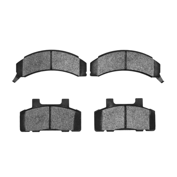 CarLights360 For Oldsmobile Cutlass Cruiser 1990 91 92 93 1994 Disc Brake Pads | Semi Metallic Friction Material | 68.6 Millimeters / 2.70 Inches Inner Height | 125 Millimeters/4.92 Inches Inner Widt