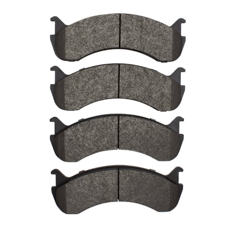 CarLights360 For Peterbilt 337 2010-2017 Disc Brake Pads | Semi Metallic Friction | 26.8 Millimeters/1.06 in Inner Overall Thickness | 244 Millimeters/9.61 Inches Width | 85 mm/3.35 in Outer Height