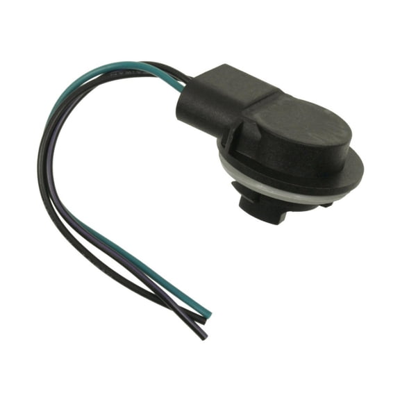 CarLights360 For Plymouth Acclaim 1994 Electrical Socket | Black Color | Blade Plug Terminal | Snap Fit Attachment Method | Round Connector | 1 Female Connector