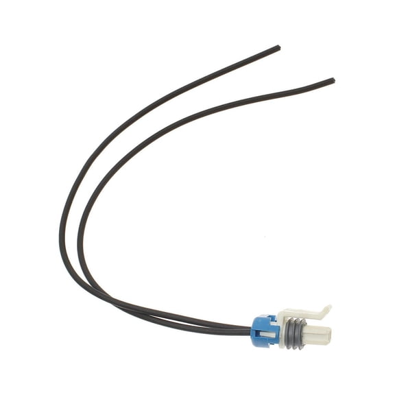 CarLights360 For Pontiac Firebird 1990 1991 1992 Cabin Air Temperature Sensor Connector | Plastic | Metal Contact Terminal | Blade Terminal | Push On | Oval | 1 Male Connector | 12101825, 13583033
