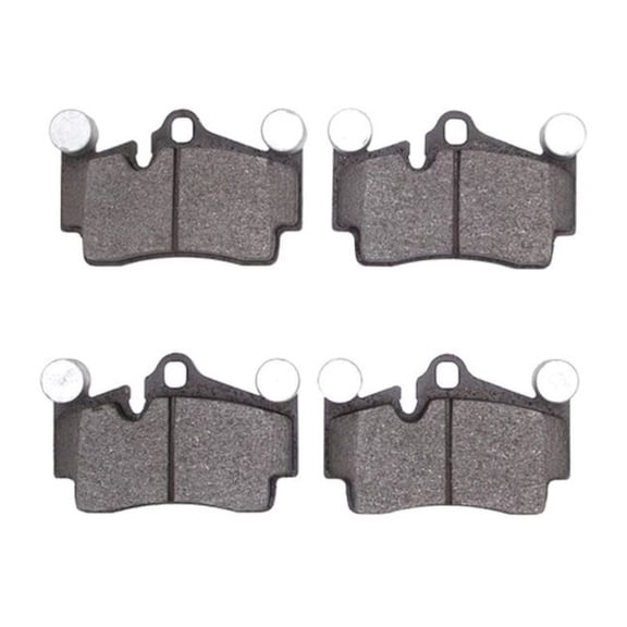 CarLights360 For Porsche Cayenne 2008 2009 2010 Disc Brake Pads Rear | Low Metallic Friction Material | 112.3 Millimeters / 4.42 Inches Pad Length | 16 Millimeters / 0.63 Inches Pad Thickness