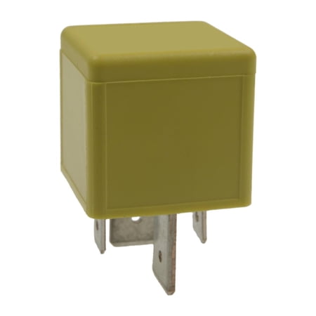 CarLights360 For Saab 9-3X 2010 2011 Relay | Blade Terminal | Square Connector | Multi-Function Relay Functions | 30 A Amperage Rating | 1 Male Terminal | Replacement For 8572943, 8572893