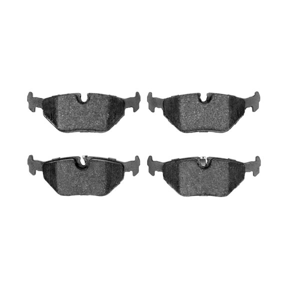 CarLights360 For Saab 9-5 1999-2010 Disc Brake Pads | Low Metallic Friction Material | Electronic Pad Wear Sensor | 45 Millimeters / 1.77 Inches Inner Height | 123.2 Millimeters/4.85 Inches Inner Wid
