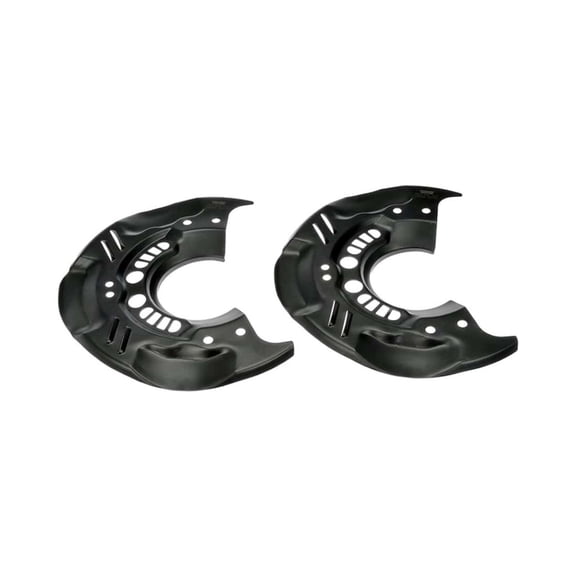 CarLights360 For Subaru Forester 1998 99 00 01 2002 Brake Dust Shield Front | Steel | Disc Brake Type | Black Color | 4 Mounting Hole Quantity | Rust Resistant | Replacement For 26290AC080, 26290AC09