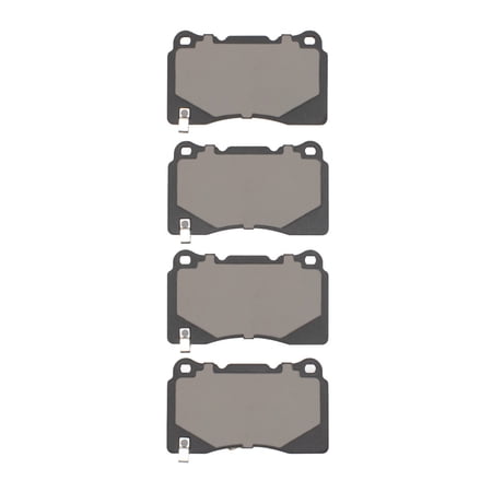 CarLights360 For Subaru Impreza 2008-2014 Disc Brake Pads | Low Metallic Friction | Mechanical Pad Wear Sensor | 77.2 Millimeters / 3.04 Inches Inner Height | 131.8 Millimeters/5.19 Inches Inner Widt