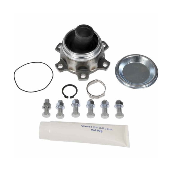 CarLights360 For Suzuki Equator 2009 2010 2011 2012 Drive Shaft CV Joint | Black Housing Color | Rubber, Steel | Flange Mount Type | M10 Bolt Diameter | 4.2 Millimeters Bolt Circle Diameter | 932-002