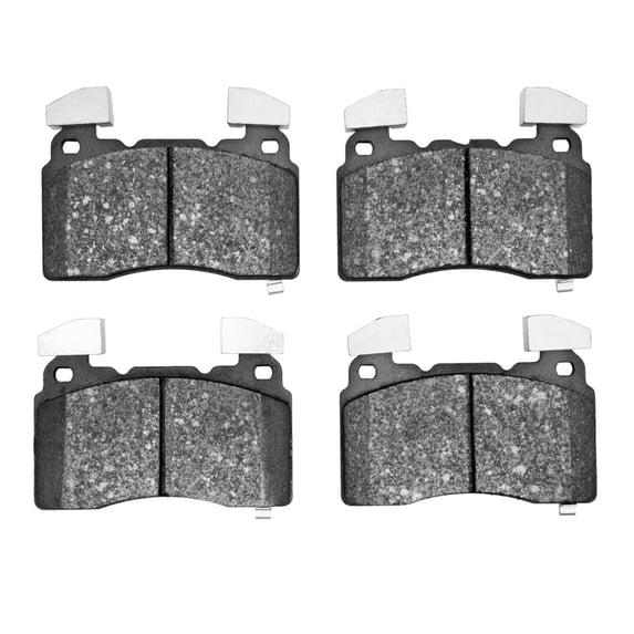 CarLights360 For Tesla S 2012 2013 Disc Brake Pads | Low Metallic Friction | Mechanical Pad Wear Sensor Type | 14.8 Millimeters / 0.58 in Inner Overall Thickness | 131.8 Millimeters / 5.19 Inches Wid