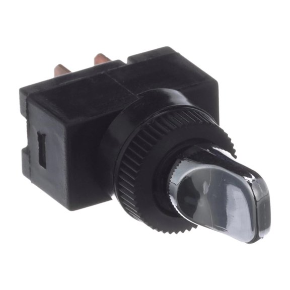 CarLights360 Toggle Switch | Metal | Silver | Single Pole | Screw-in Switch Mounting | Blade Terminal | Single Throw