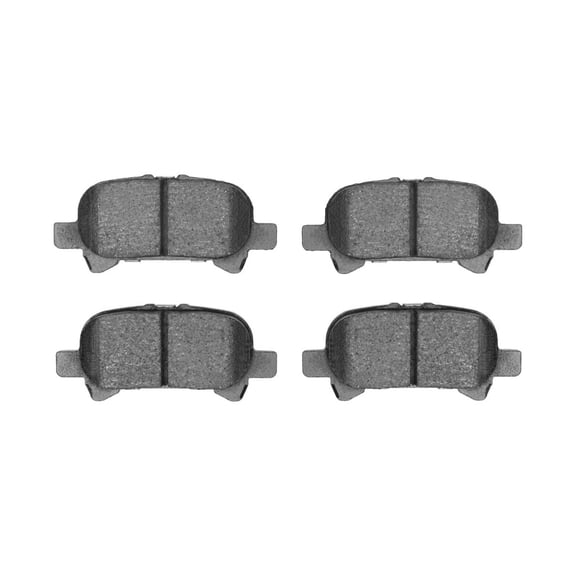 CarLights360 For Toyota Avalon 2000-2007 Disc Brake Pads Rear | Ceramic Friction | 75.9 Millimeters / 2.99 Inches Pad Length | Without Shims Option | Without Wear Sensor Option