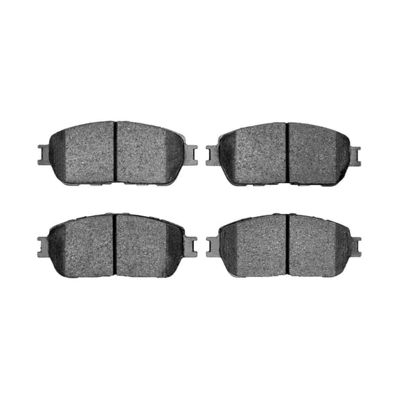 CarLights360 For Toyota Camry 2005 2006 Disc Brake Pads Front | Ceramic Friction | 143.3 Millimeters / 5.64 Inches Pad Length | Without Shims Option | Without Wear Sensor Option