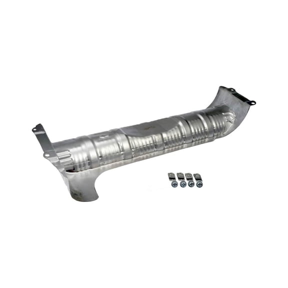 CarLights360 For Toyota Camry 2007 08 09 10 2011 Fuel Tank Heat Shield | Coated Stamped Steel | Silver | 0.6MM Thickness | 7.4MM Mounting Hole Diameter | Replacement For 77631-06011, 77631-06030