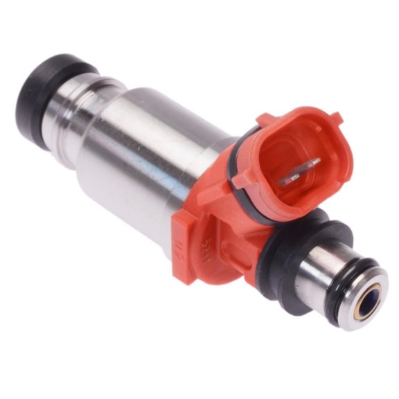 CarLights360 For Toyota Celica 1994 1995 1996 1997 Fuel Injector | Red | MFI Fuel Injector | Top Feed System | Blade Terminal | Male Terminal | Replacement For 2325016160, 2320916160