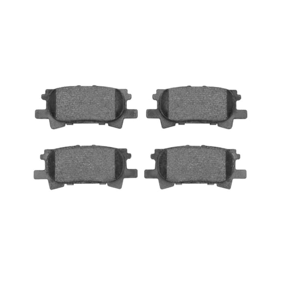 CarLights360 For Toyota Highlander 2004 2005 2006 2007 Disc Brake Pads | Ceramic | 4.01 Inches Pad Length | Excluded Clips Option | Excluded Shims Option | Excluded Wear Sensor Option