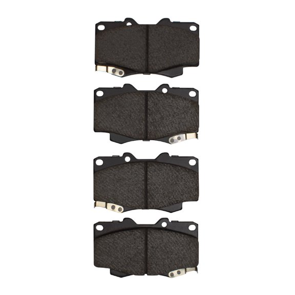 CarLights360 For Toyota Hilux 2004 05 06 07 2008 Disc Brake Pads | Ceramic Friction | Mechanical Pad Wear Sensor | 68.1 Millimeters/2.68 Inches Inner Height | 119.3 Millimeters/4.70 Inches Inner Widt