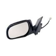 CarLights360 For Toyota RAV4 2006 2007 2008 Door Mirror Driver Side | Plastic | Clear Glass | Black Housing | Electric | Powered | Screws Attachment | Replacement For 87940-42810, 87945-42041