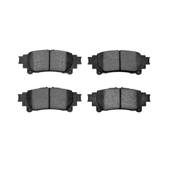 CarLights360 For Toyota Sienna 2011-2020 Disc Brake Pads | Semi Metallic Friction | Mechanical Pad Wear Sensor Type | 15.2 Millimeters/0.60 Inches Inner Overall Thickness | 115.3 mm/4.54 Inches Width