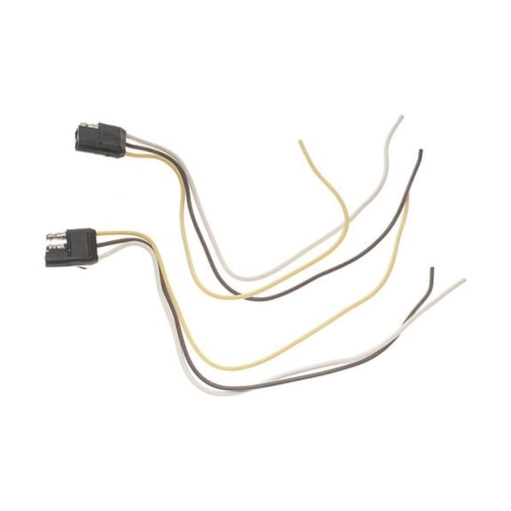 CarLights360 Trailer Connector Set | Bullet Terminal | Female 1, 1 Male Connector | 6 Terminal Quantity