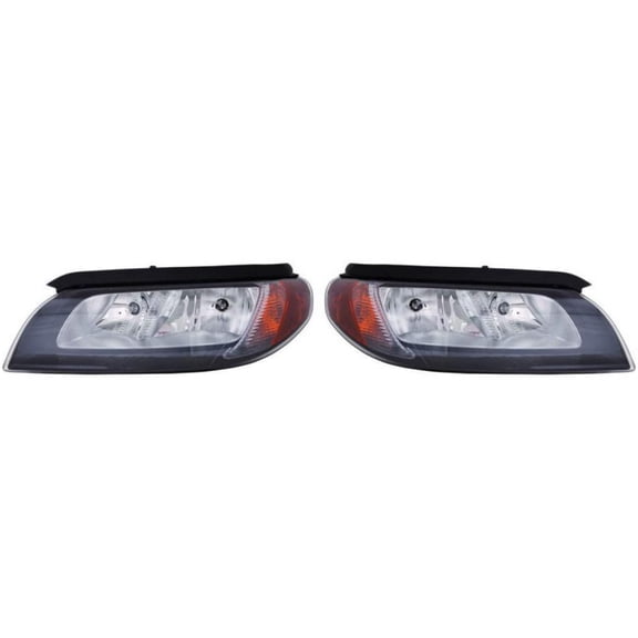 CarLights360: For Volvo XC60 Headlight 2014 2015 2016 2017 Pair Driver and Passenger Side | w/ Bulbs | Black Housing | CAPA Certified | VO2502142 + VO2503142